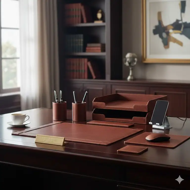 Luxury Desk Accessories Set: 7 Essential Pieces for the Executive Office