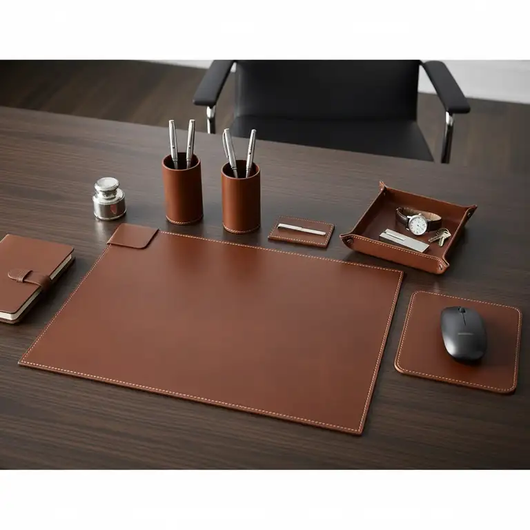 Luxury Leather Desk Accessories: 7 Essential Buys for 2025