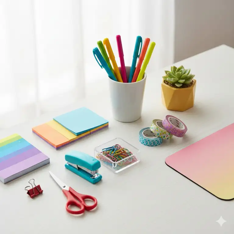 Colorful Desk Supplies: 7 Amazing Finds to Power Your Productivity