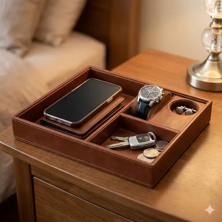 5 Best mens valet tray Organizers to Upgrade Your EDC in 2026