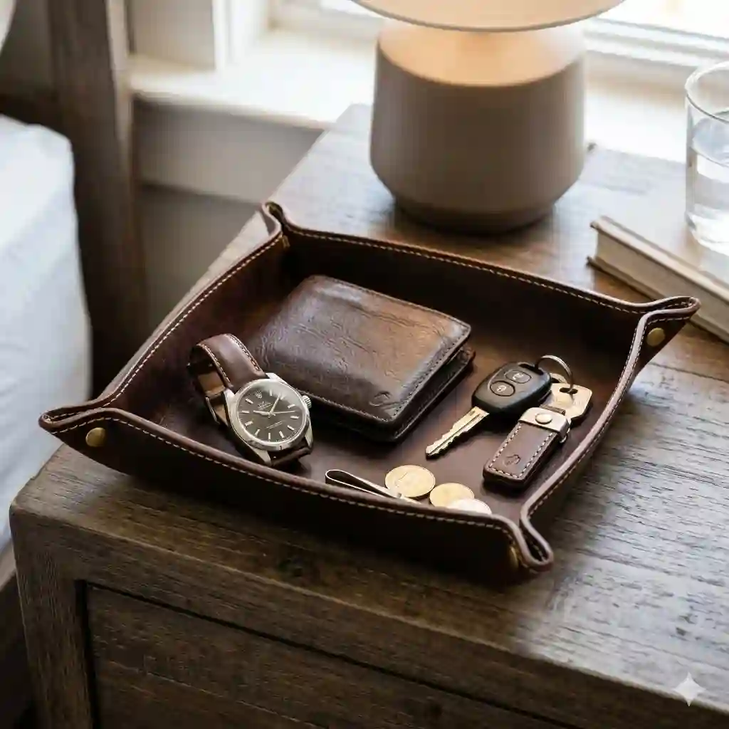 5 Best Options for a mens leather valet tray in 2026 (Expert Tested)