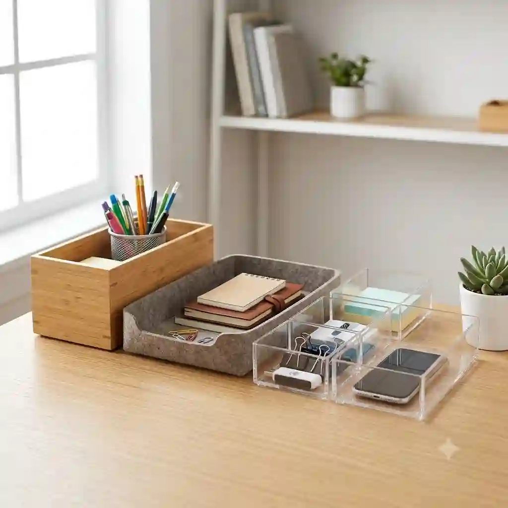 5 Best Desk Organizer Bins for a Clutter-Free Workspace in 2026